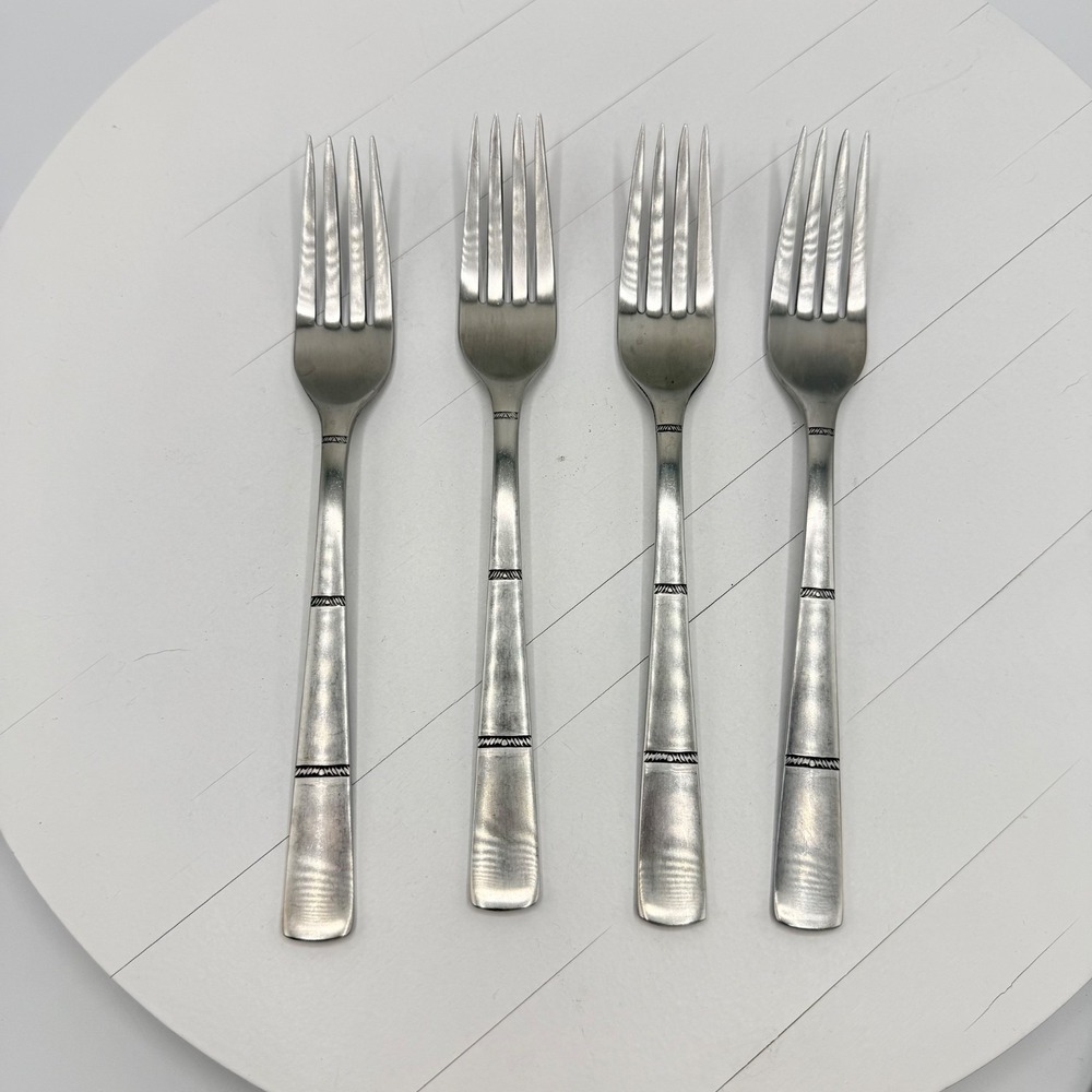 Gorham Stegor Motif (4) Dinner Forks Stainless Flatware Replacements